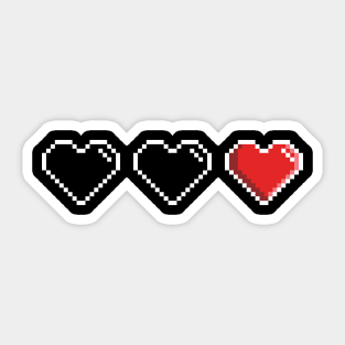 Pixel heart Sticker